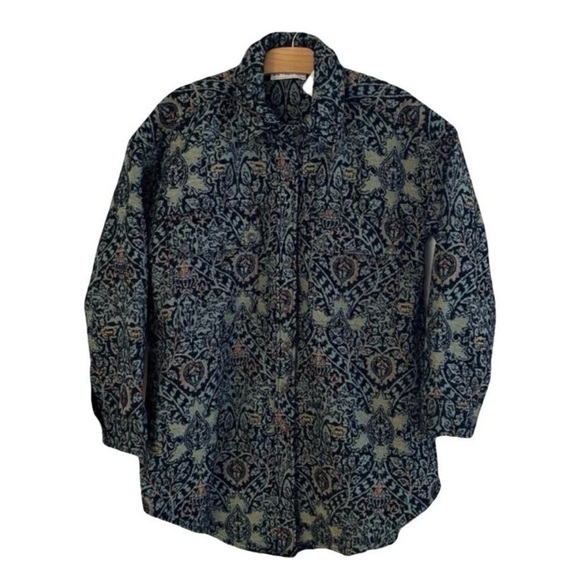 Free People We The Free Fog Jacquard Shirt NWT M - Picture 2 of 7